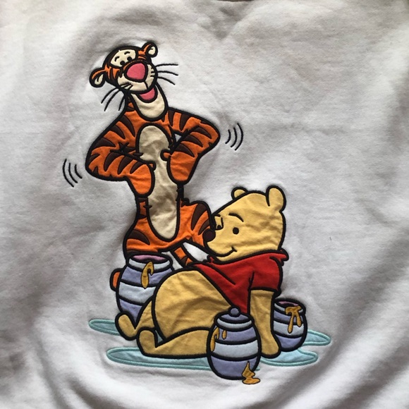 Winnie the Pooh and Tigger Semi-Cropped Sweatshirt for Women - Picture 2 of 3